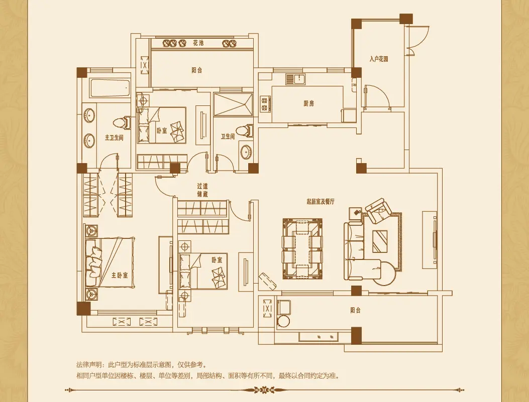 北固湾户型图图片